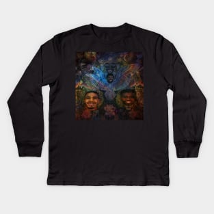 Kyrie & "the Young Guys" ~Disconnect From All That Shit~ Kids Long Sleeve T-Shirt